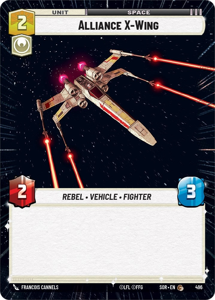 Image for Alliance X-Wing (Hyperspace) (Spark of Rebellion) (496) - Star Wars: Unlimited