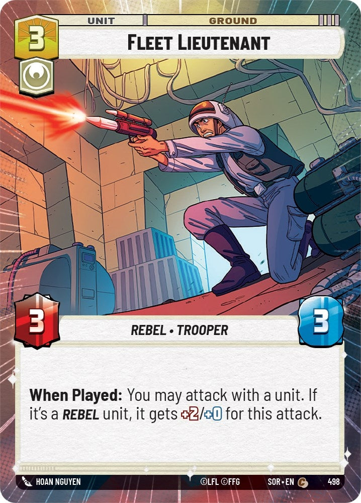 Image for Fleet Lieutenant (Hyperspace) (Spark of Rebellion) (498) - Star Wars: Unlimited