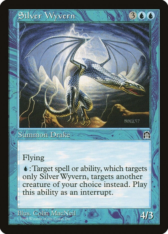 Image for Silver Wyvern (Stronghold) - Magic: The Gathering