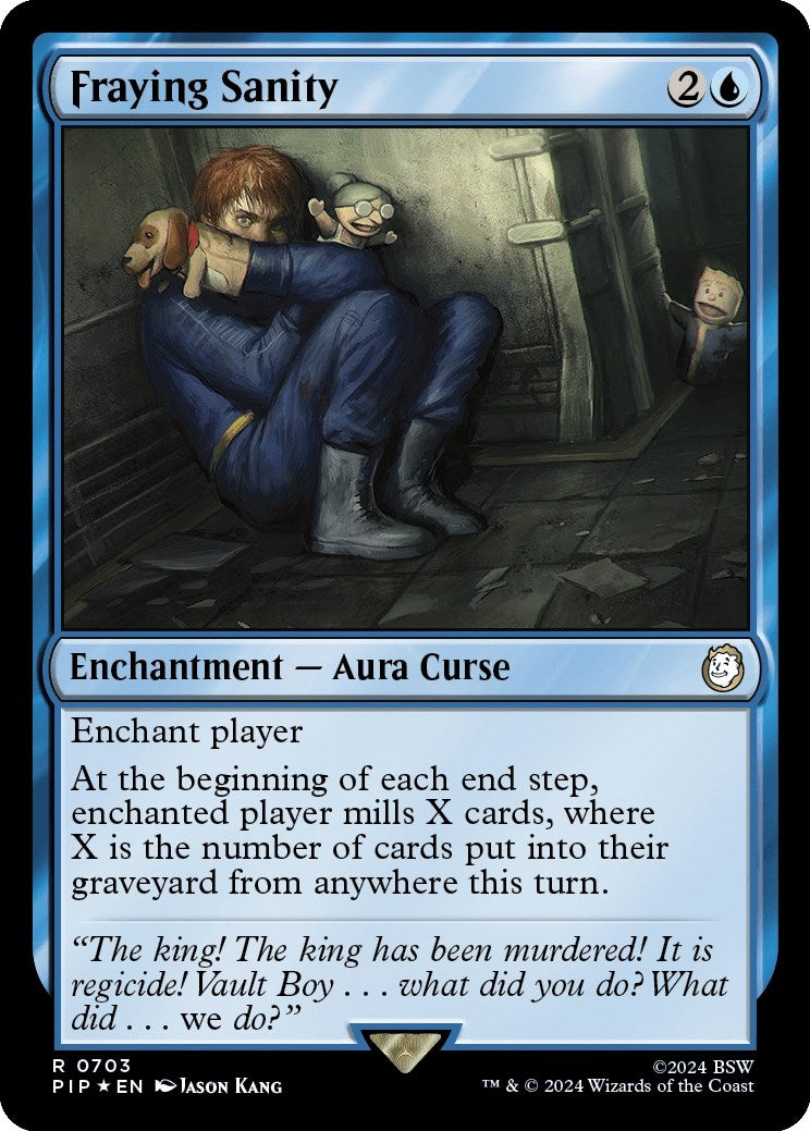 Image for Fraying Sanity (Surge Foil) (Universes Beyond: Fallout) (703) - Magic: The Gathering