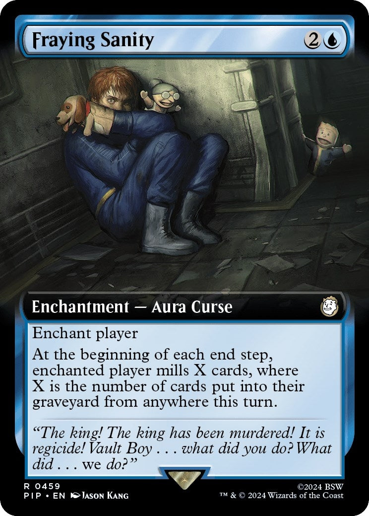 Image for Fraying Sanity (Extended Art) (Universes Beyond: Fallout) (459) - Magic: The Gathering
