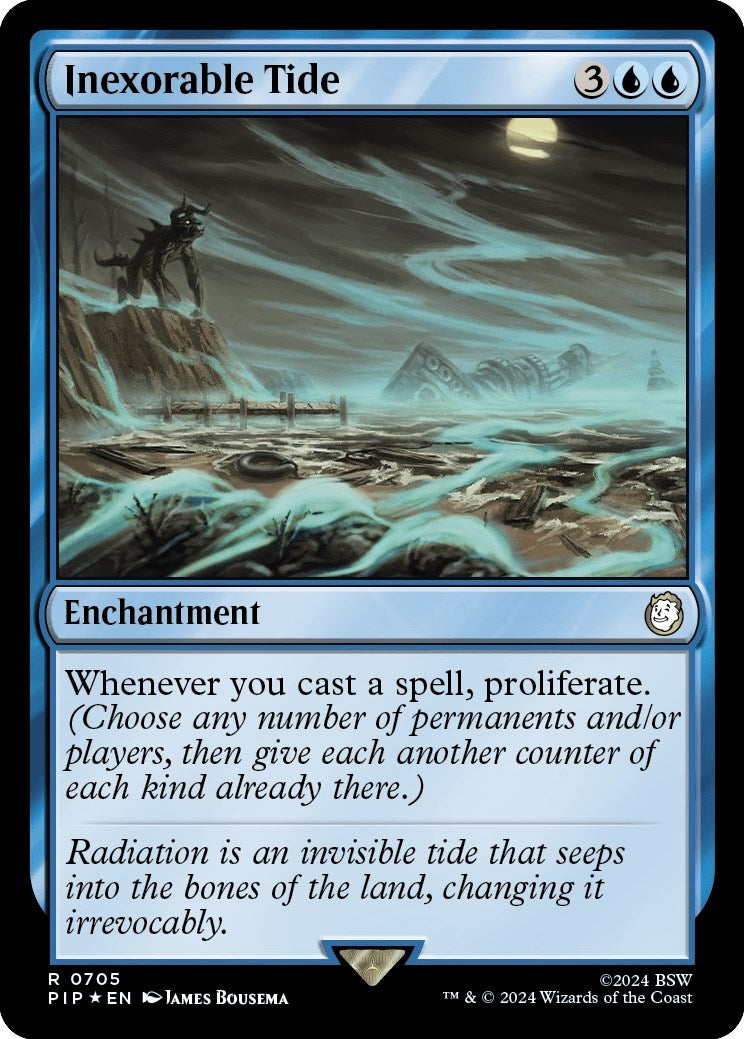 Image for Inexorable Tide (Surge Foil) (Universes Beyond: Fallout) (705) - Magic: The Gathering