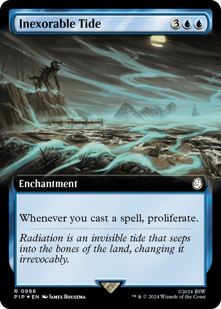 Image for Inexorable Tide (Extended Art) (Surge Foil) (Universes Beyond: Fallout) (988) - Magic: The Gathering