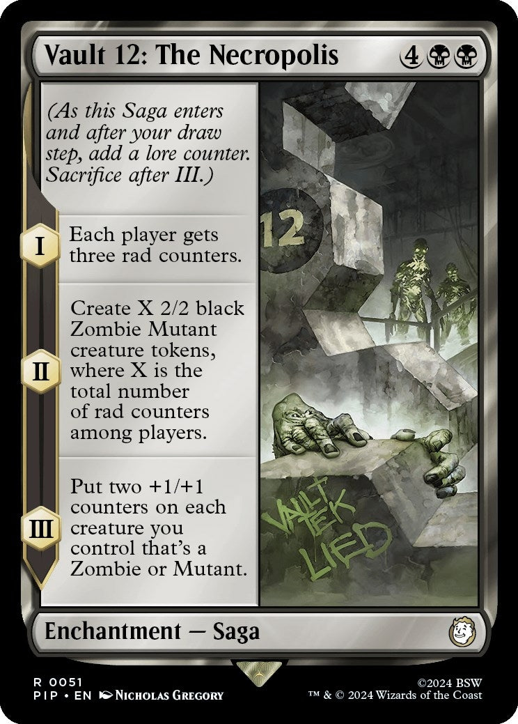 Image for Vault 12: The Necropolis (Universes Beyond: Fallout) (51) - Magic: The Gathering