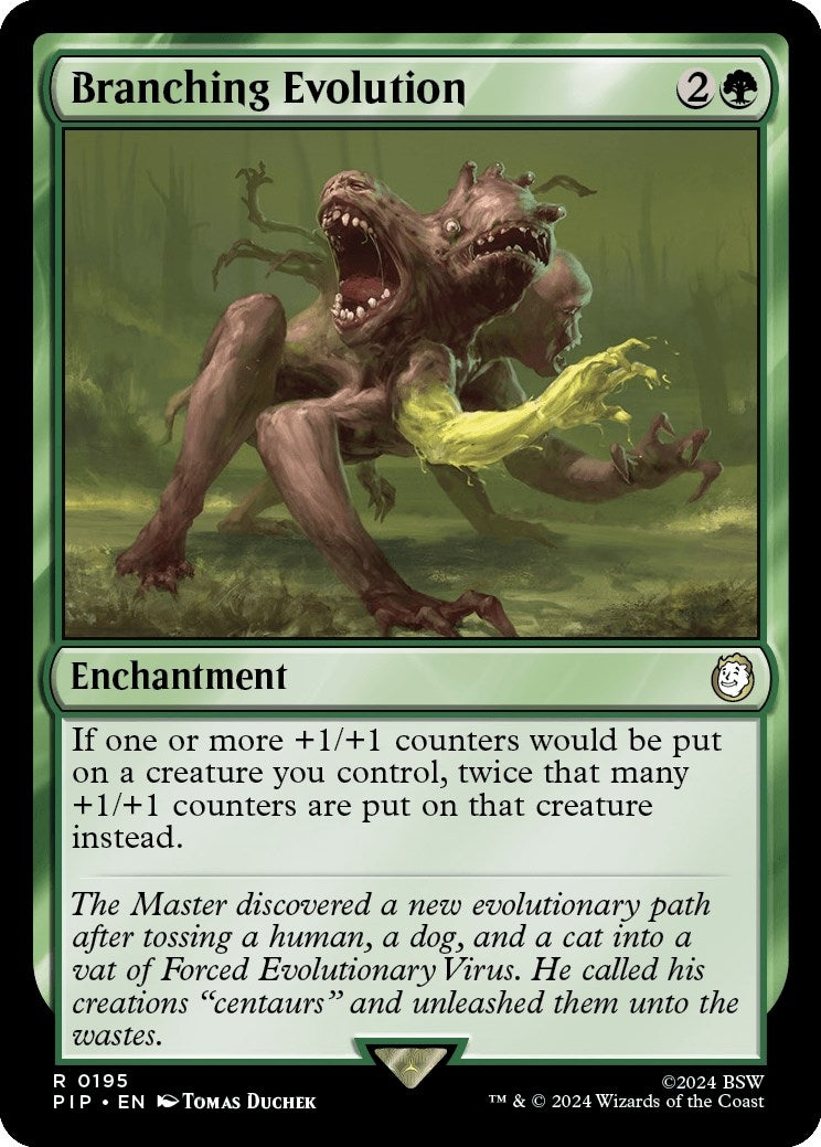 Image for Branching Evolution (Universes Beyond: Fallout) (195) - Magic: The Gathering