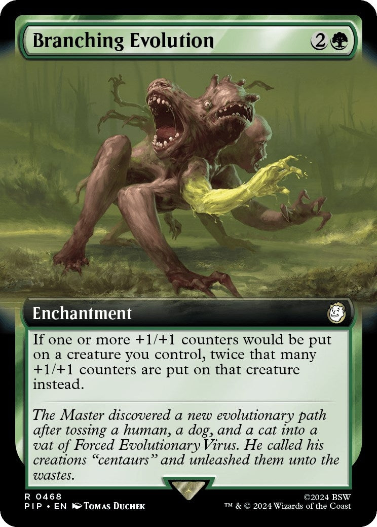 Image for Branching Evolution (Extended Art) (Universes Beyond: Fallout) (468) - Magic: The Gathering