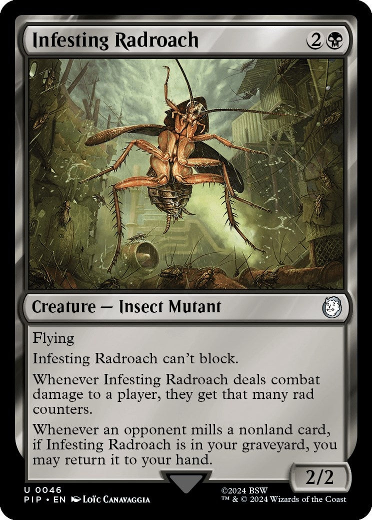 Image for Infesting Radroach (Universes Beyond: Fallout) (46) - Magic: The Gathering