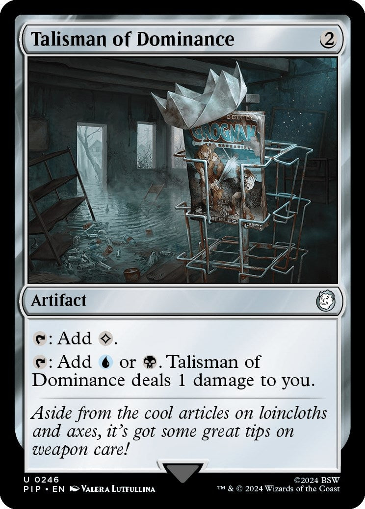 Image for Talisman of Dominance (Universes Beyond: Fallout) (246) - Magic: The Gathering