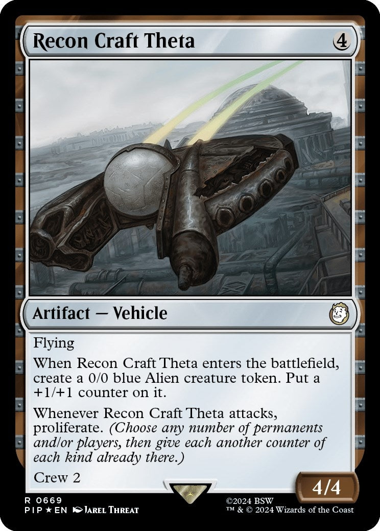 Image for Recon Craft Theta (Surge Foil) (Universes Beyond: Fallout) (669) - Magic: The Gathering