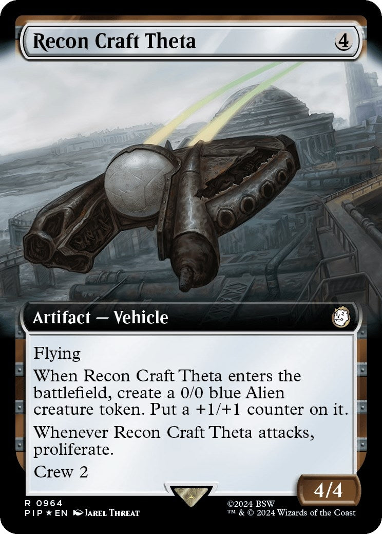 Image for Recon Craft Theta (Extended Art) (Surge Foil) (Universes Beyond: Fallout) (964) - Magic: The Gathering