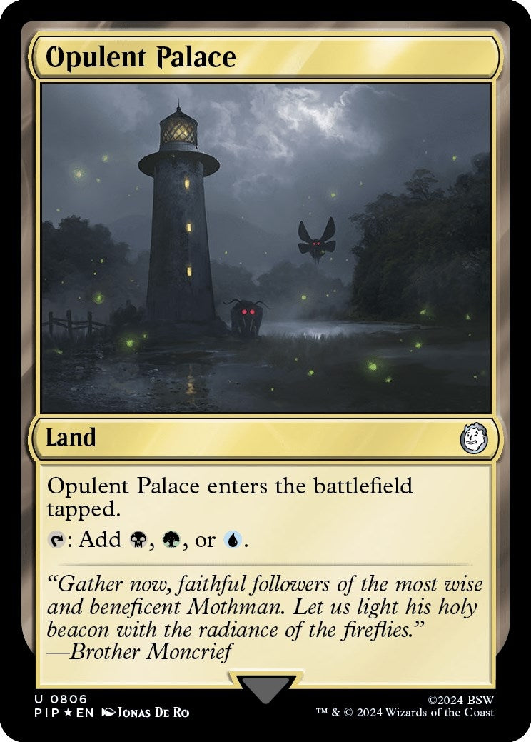 Image for Opulent Palace (Surge Foil) (Universes Beyond: Fallout) (806) - Magic: The Gathering
