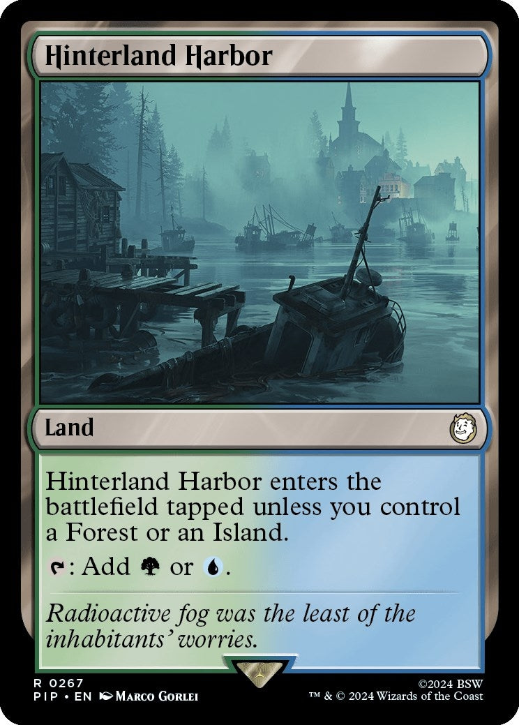 Image for Hinterland Harbor (Universes Beyond: Fallout) (267) - Magic: The Gathering