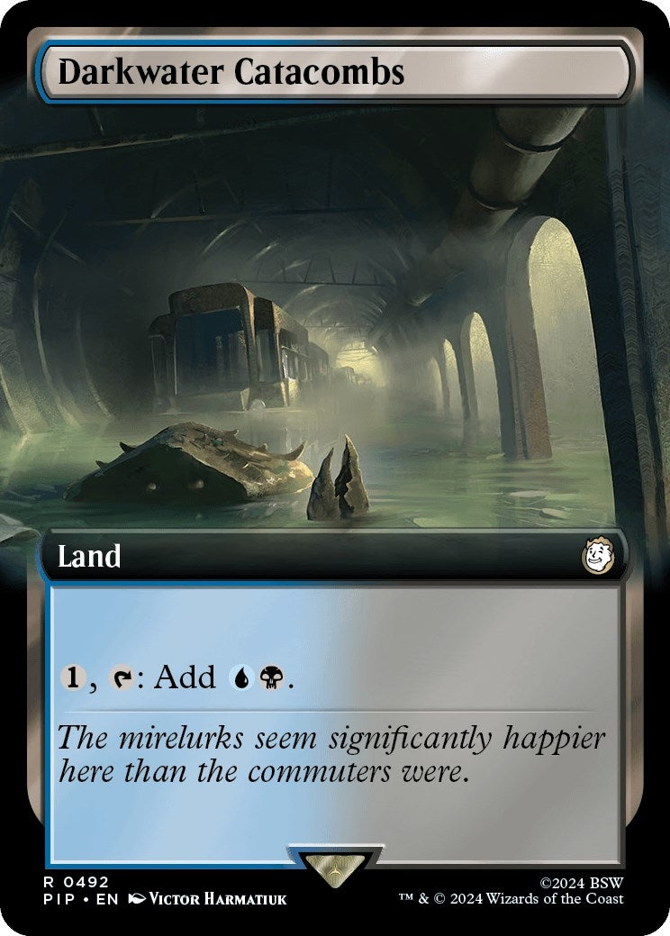 Image for Darkwater Catacombs (Extended Art) (Universes Beyond: Fallout) (492) - Magic: The Gathering