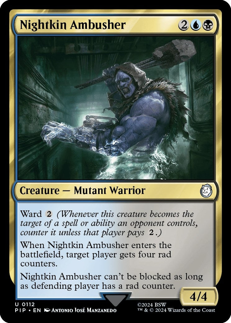 Image for Nightkin Ambusher (Universes Beyond: Fallout) (112) - Magic: The Gathering