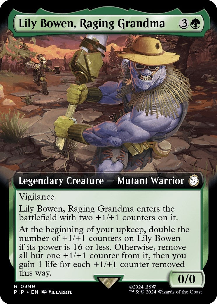 Image for Lily Bowen, Raging Grandma (Extended Art) (Universes Beyond: Fallout) (399) - Magic: The Gathering