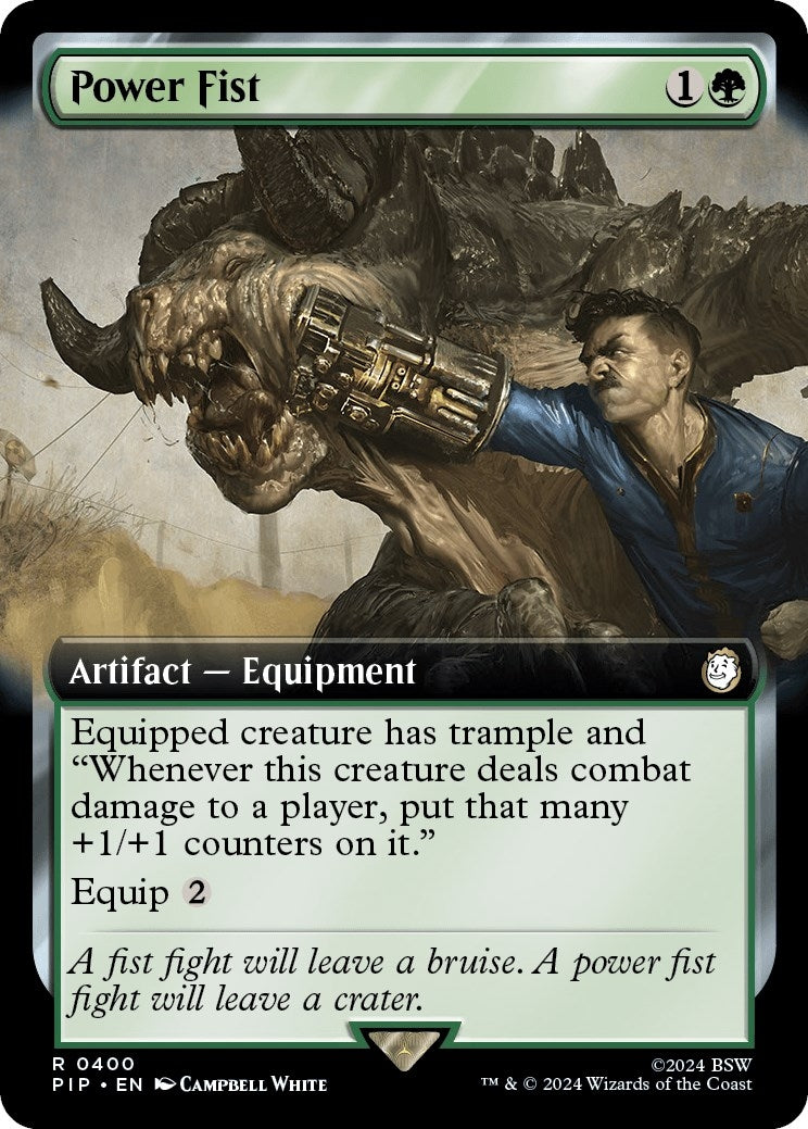 Image for Power Fist (Extended Art) (Universes Beyond: Fallout) (400) - Magic: The Gathering
