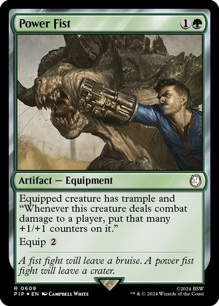 Image for Power Fist (Surge Foil) (Universes Beyond: Fallout) (609) - Magic: The Gathering