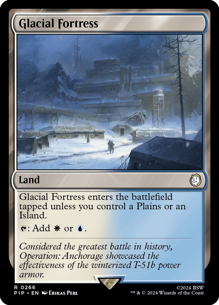 Image for Glacial Fortress (Universes Beyond: Fallout) (266) - Magic: The Gathering