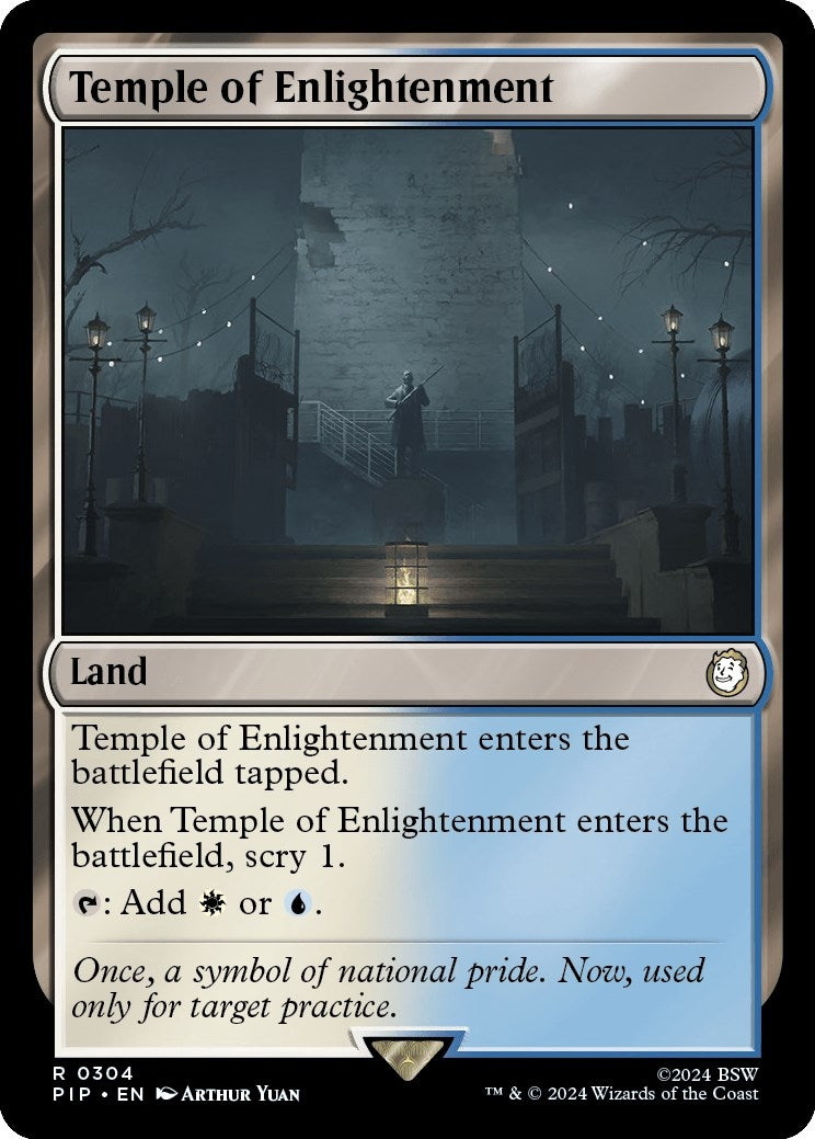 Image for Temple of Enlightenment (Universes Beyond: Fallout) (304) - Magic: The Gathering