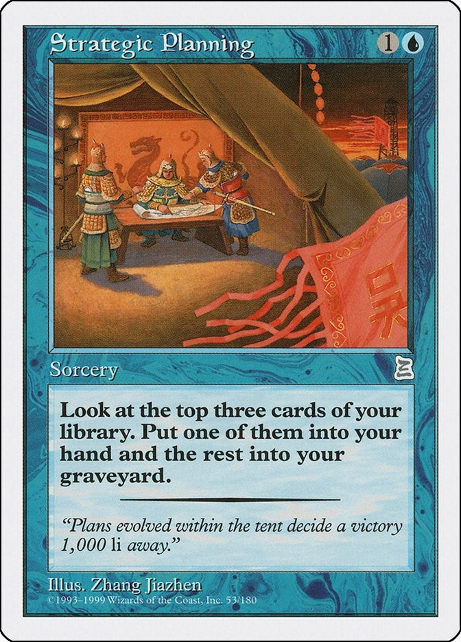 Image for Strategic Planning (Portal Three Kingdoms) (53) - Magic: The Gathering