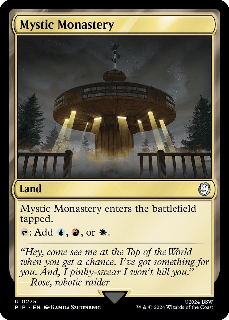 Image for Mystic Monastery (Universes Beyond: Fallout) (275) - Magic: The Gathering