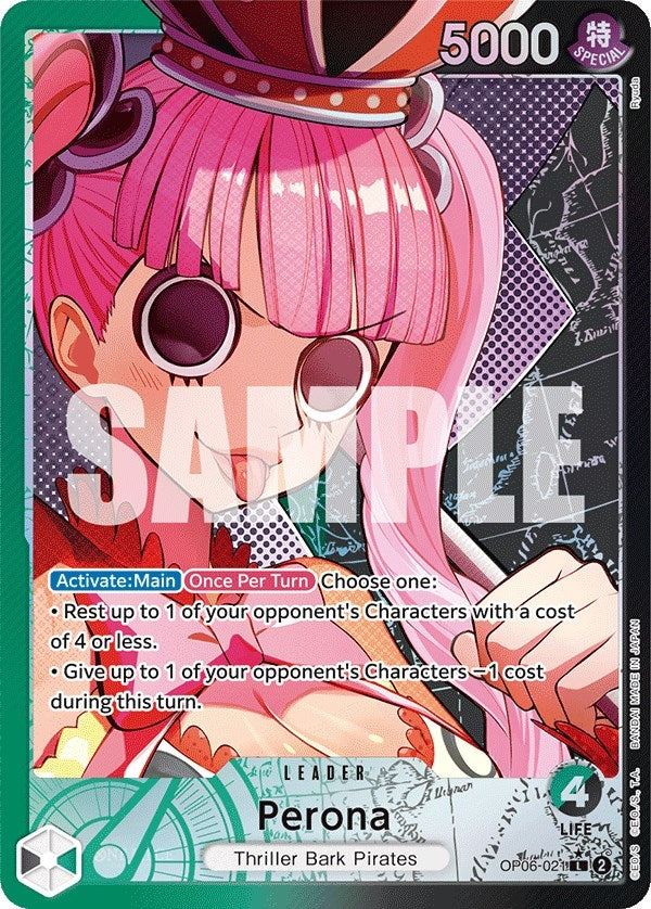 Image for Perona (021) (Alternate Art) (Wings of the Captain) (OP06-021) - One Piece Card Game