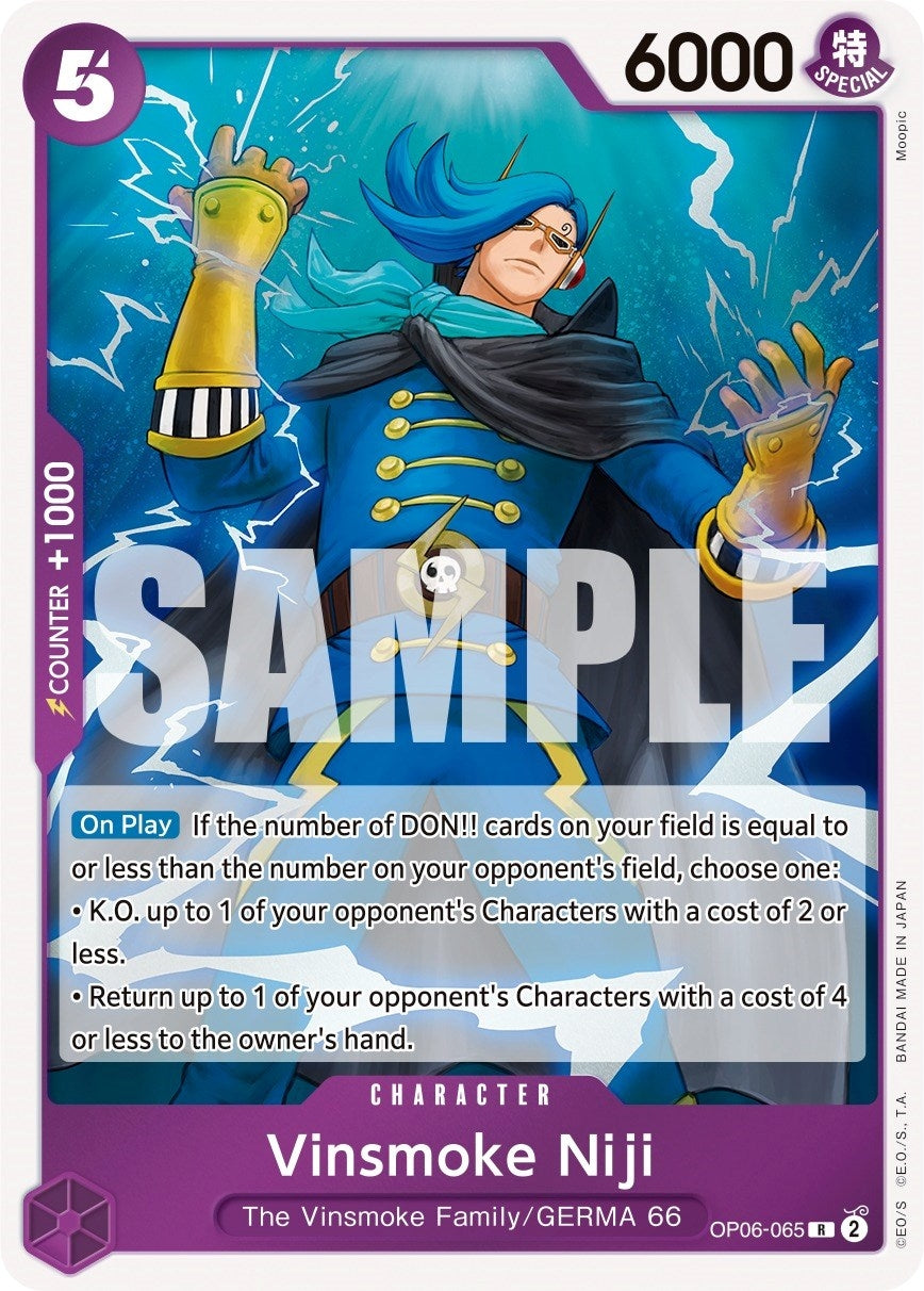 Image for Vinsmoke Niji (065) (Wings of the Captain) (OP06-065) - One Piece Card Game