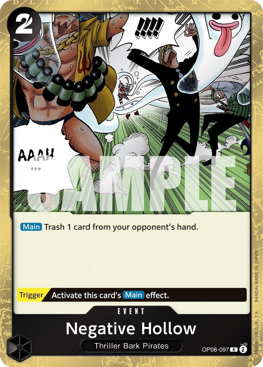 Image for Negative Hollow (Wings of the Captain) (OP06-097) - One Piece Card Game
