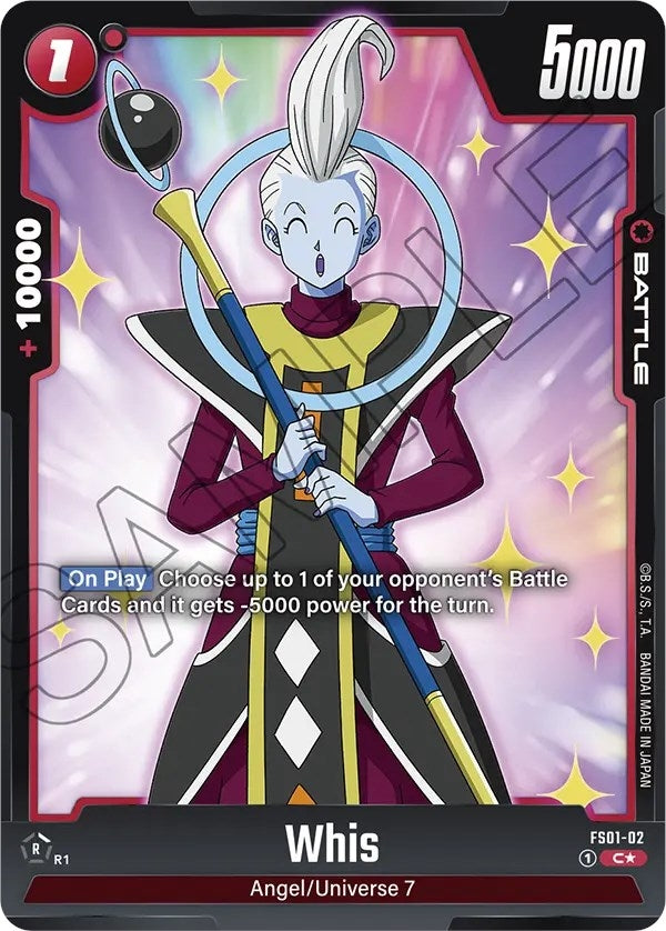 Image for Whis (Bonus Pack Alternate Art) (Starter Deck 1: Son Goku) (FS01-02) - Dragon Ball Super: Fusion World