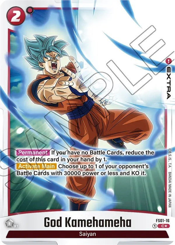 Image for God Kamehameha (Bonus Pack Alternate Art) (Starter Deck 1: Son Goku) (FS01-16) - Dragon Ball Super: Fusion World