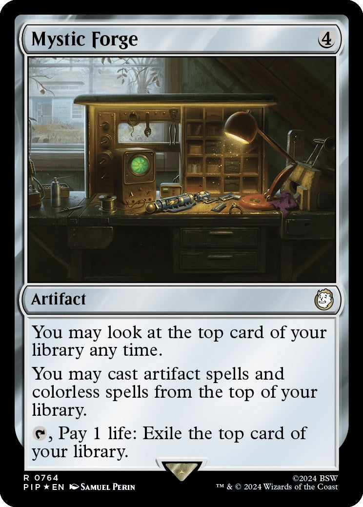 Image for Mystic Forge (Surge Foil) (Universes Beyond: Fallout) (764) - Magic: The Gathering
