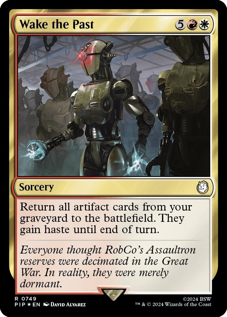 Image for Wake the Past (Surge Foil) (Universes Beyond: Fallout) (749) - Magic: The Gathering