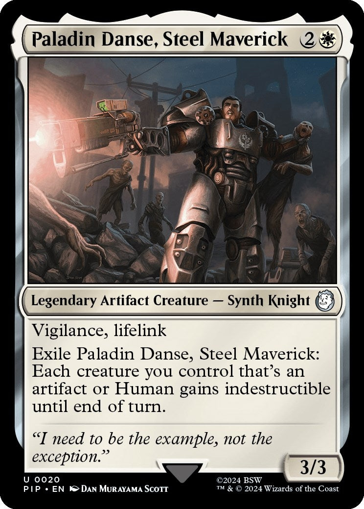Image for Paladin Danse, Steel Maverick (Universes Beyond: Fallout) (20) - Magic: The Gathering