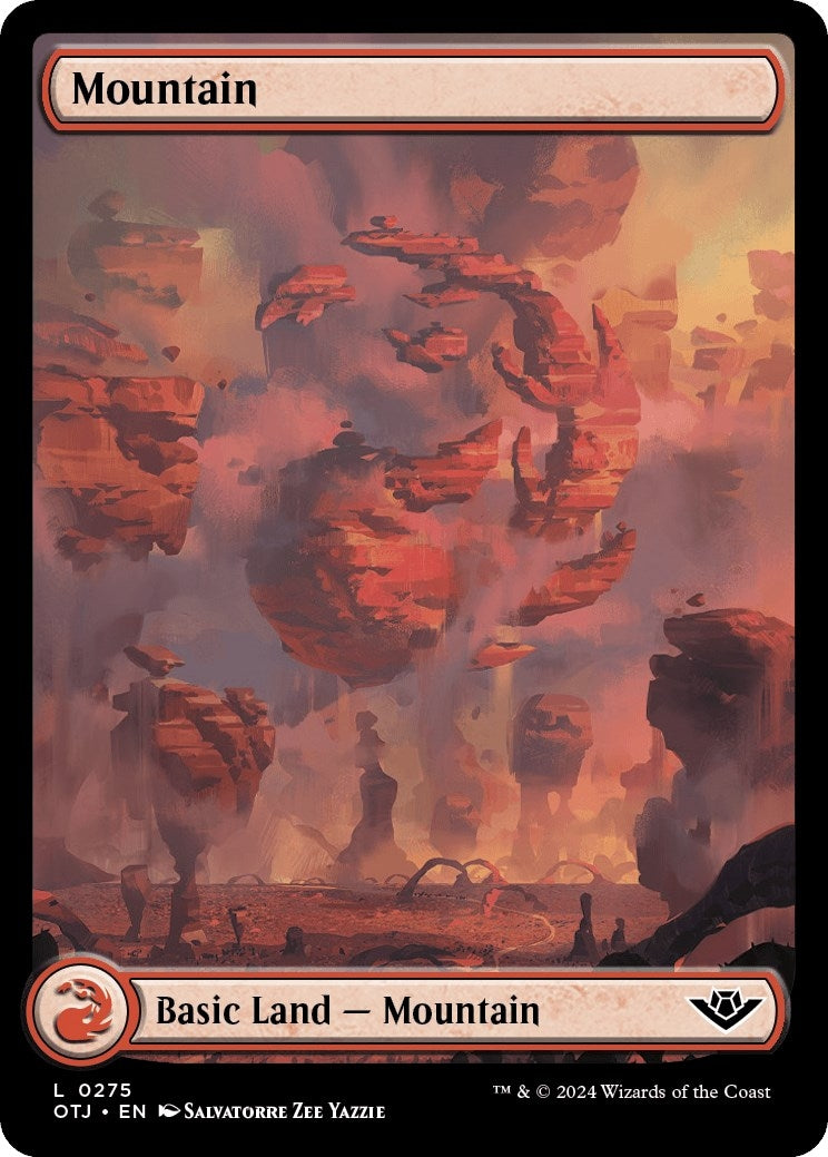 Image for Mountain (0275) (Outlaws of Thunder Junction) (275) - Magic: The Gathering