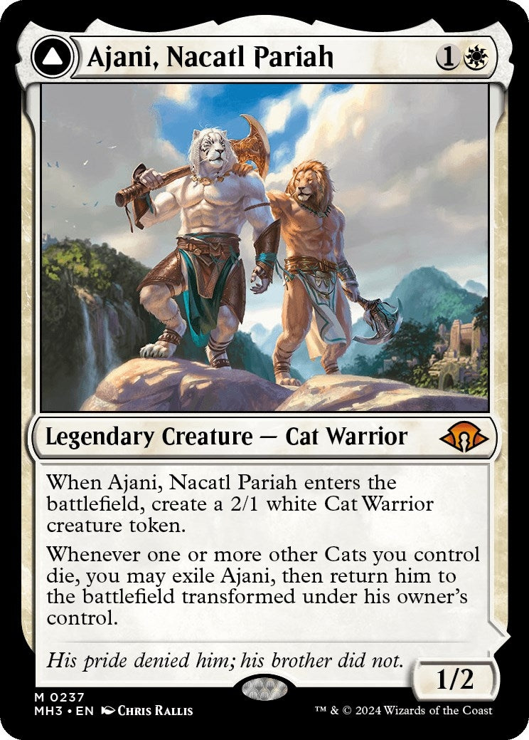 Image for Ajani, Nacatl Pariah (Modern Horizons 3) (237) - Magic: The Gathering