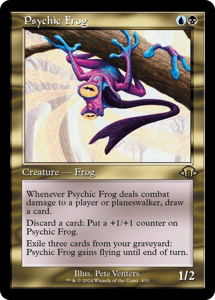 Image for Psychic Frog (Retro Frame) (Modern Horizons 3) (433) - Magic: The Gathering