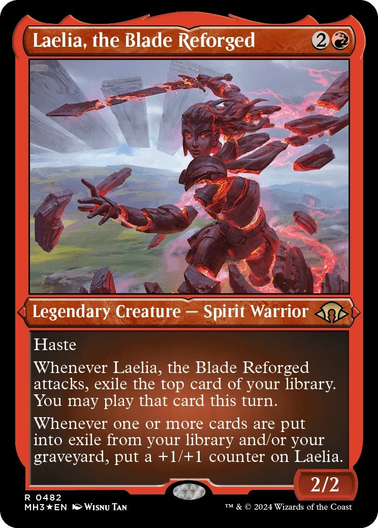 Image for Laelia, the Blade Reforged (Foil Etched) (Modern Horizons 3) (482) - Magic: The Gathering