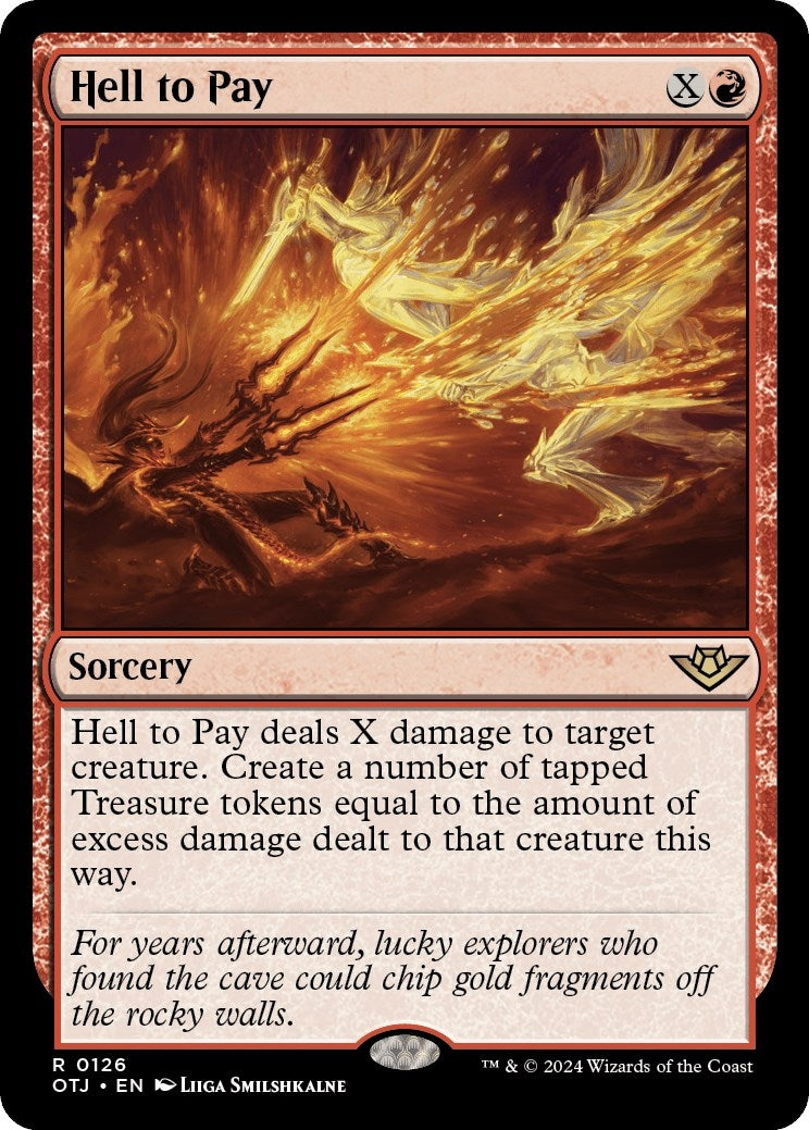 Image for Hell to Pay (Outlaws of Thunder Junction) (126) - Magic: The Gathering