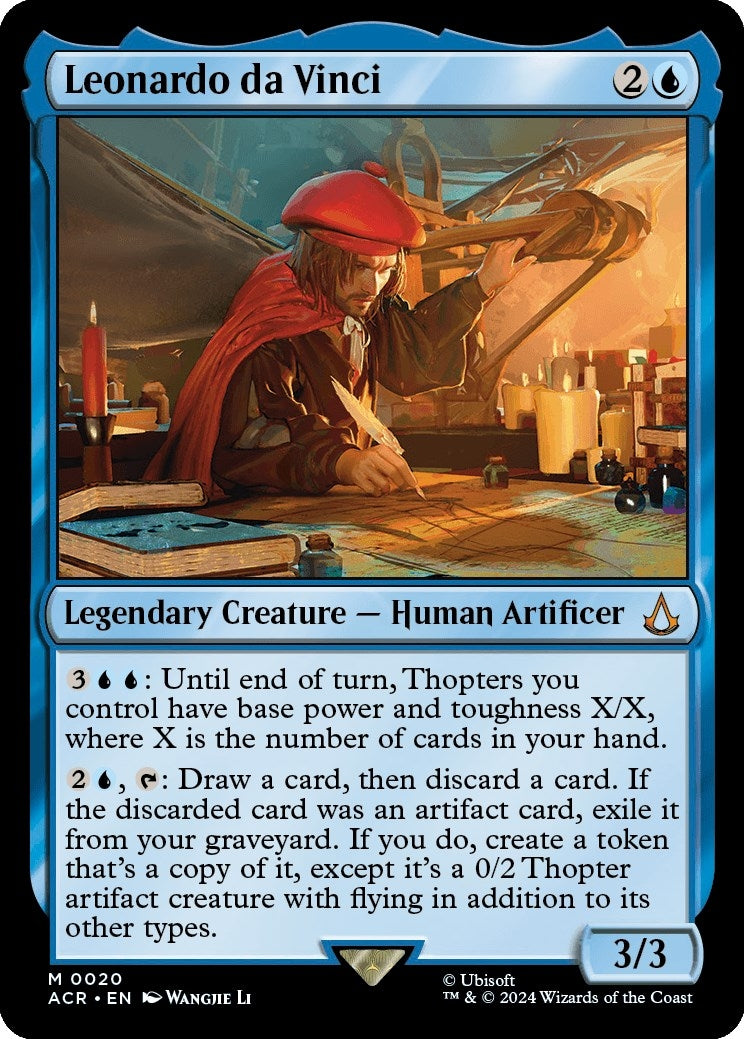 Image for Leonardo da Vinci (Universes Beyond: Assassin's Creed) (20) - Magic: The Gathering