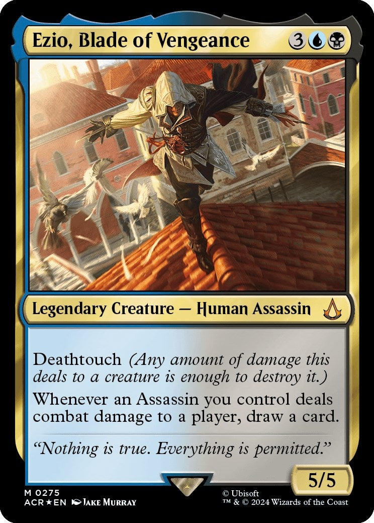 Image for Ezio, Blade of Vengeance (Universes Beyond: Assassin's Creed) (275) - Magic: The Gathering