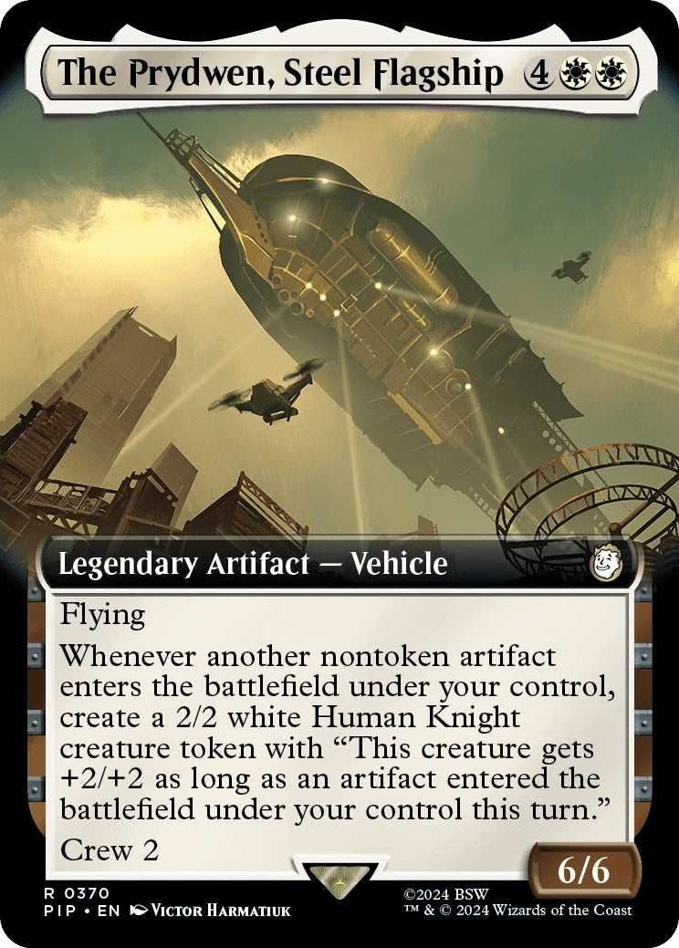 Image for The Prydwen, Steel Flagship (Extended Art) (Universes Beyond: Fallout) (370) - Magic: The Gathering