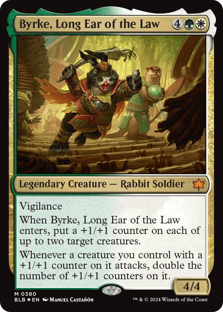 Image for Byrke, Long Ear of the Law (Bloomburrow) (380) - Magic: The Gathering
