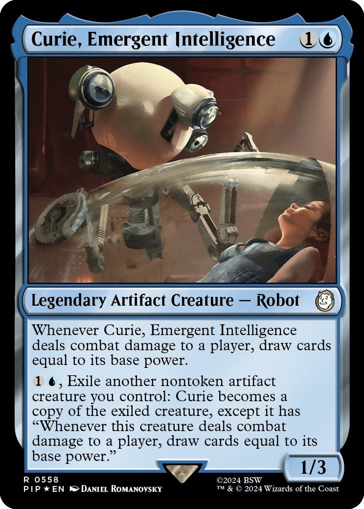 Image for Curie, Emergent Intelligence (Surge Foil) (Universes Beyond: Fallout) (558) - Magic: The Gathering
