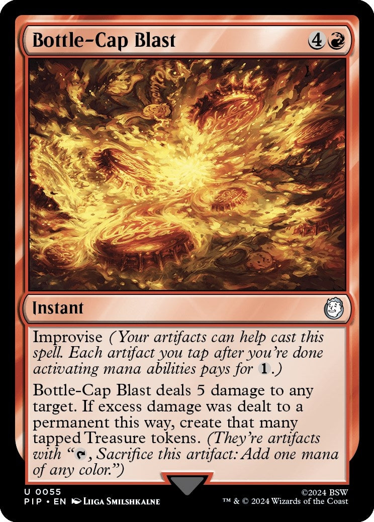 Image for Bottle-Cap Blast (Universes Beyond: Fallout) (55) - Magic: The Gathering