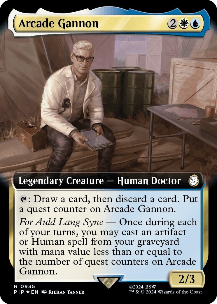 Image for Arcade Gannon (Extended Art) (Surge Foil) (Universes Beyond: Fallout) (935) - Magic: The Gathering