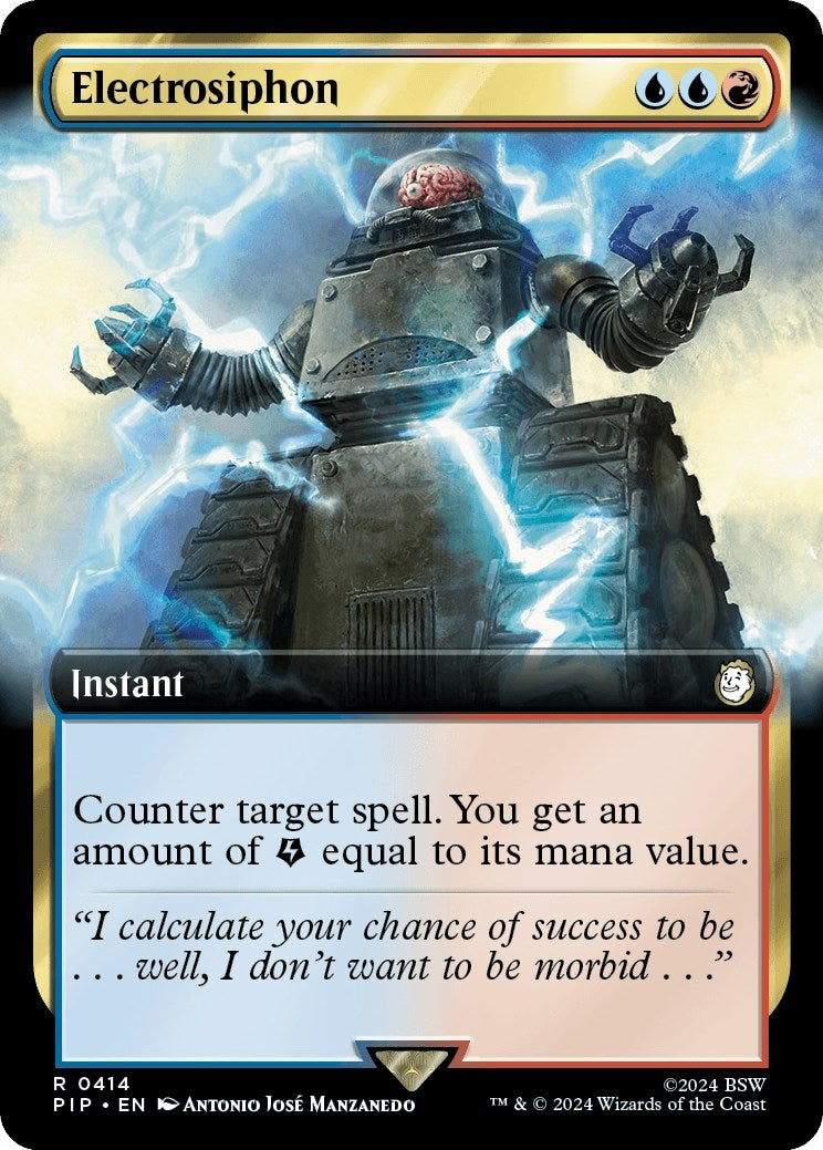 Image for Electrosiphon (Extended Art) (Universes Beyond: Fallout) (414) - Magic: The Gathering