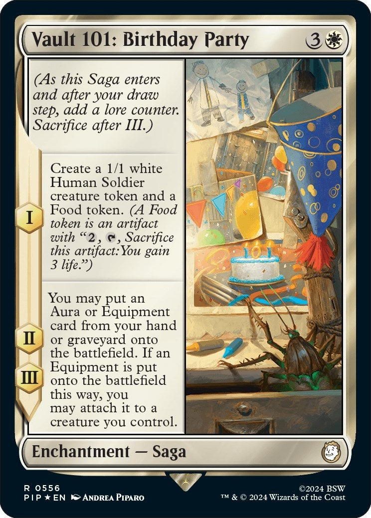 Image for Vault 101: Birthday Party (Surge Foil) (Universes Beyond: Fallout) (556) - Magic: The Gathering