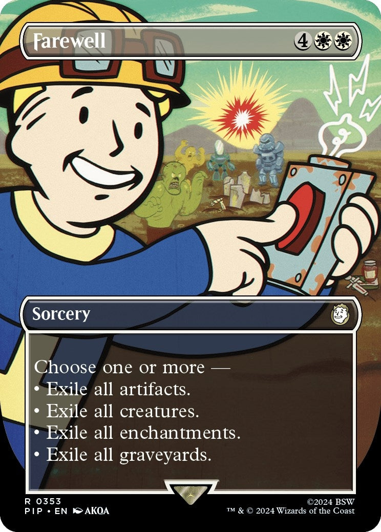 Image for Farewell (Borderless) (Universes Beyond: Fallout) (353) - Magic: The Gathering