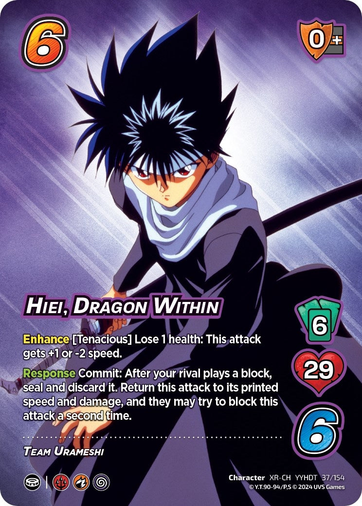 Image for Hiei, Dragon Within (XR) (Yu Yu Hakusho: Dark Tournament) (37/154) - UniVersus