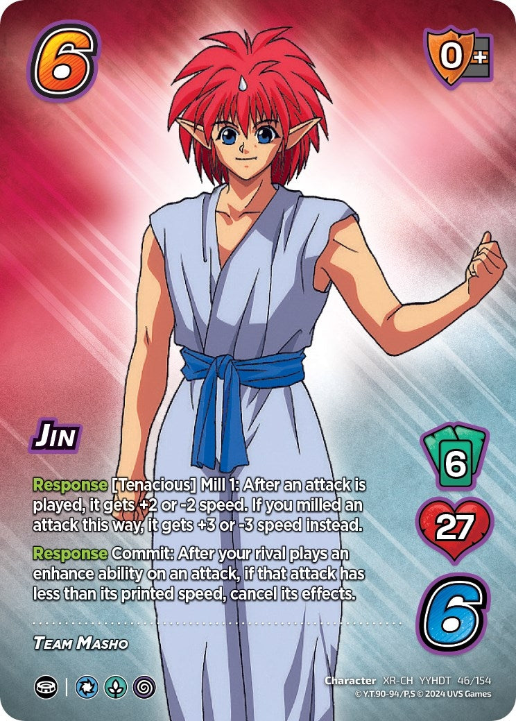 Image for Jin (XR) (Yu Yu Hakusho: Dark Tournament) (46/154) - UniVersus